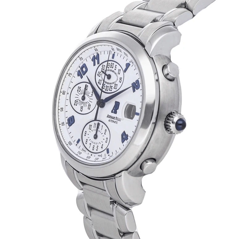 Audemars Piguet,Jules Audemars 38mm,38mm,Stainless Steel,White,Automatic,Chronograph,Day,25897ST,25897ST.OO.1136ST.01