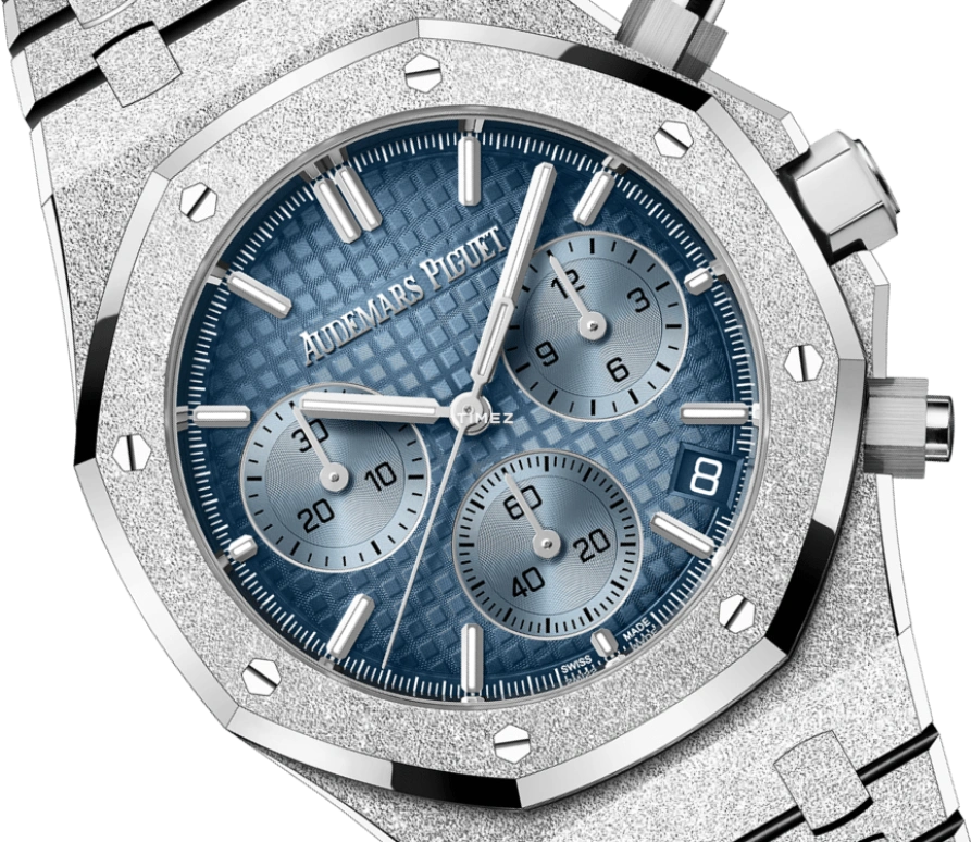 Audemars Piguet,Royal Oak 41mm,41mm,White Gold,Blue,Automatic,Chronograph,Day,Luka Dončić,Wonder Boy,26240BC,26240BC.GG.1324BC.02
