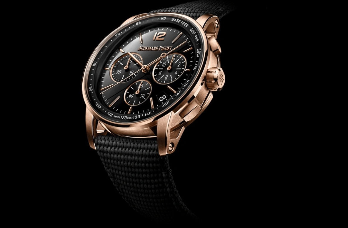 Audemars Piguet,CODE 11.59 41mm,41mm,Pink Gold,Black,Automatic,Chronograph,Day,Flyback,26393OR,26393OR.OO.A002KB.01