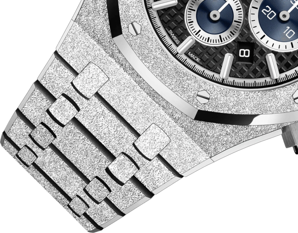 Audemars Piguet,Royal Oak 41mm,41mm,White Gold,Black,Automatic,Chronograph,Day,26331BC,26331BC.GG.1224BC.03