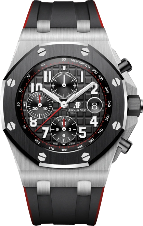 Audemars Piguet,Royal Oak Offshore 42mm,42mm,Ceramic,Stainless Steel,Black,Automatic,Chronograph,Day,26470SO,26470SO.OO.A002CA.01