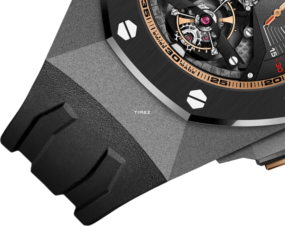 Audemars Piguet,Royal Oak Concept 44mm,44mm,Titanium Gold,Black,Handwound,Chronograph,Tourbillon,Minute Repeater,26577IO,26577IO.OO.D002CA.01