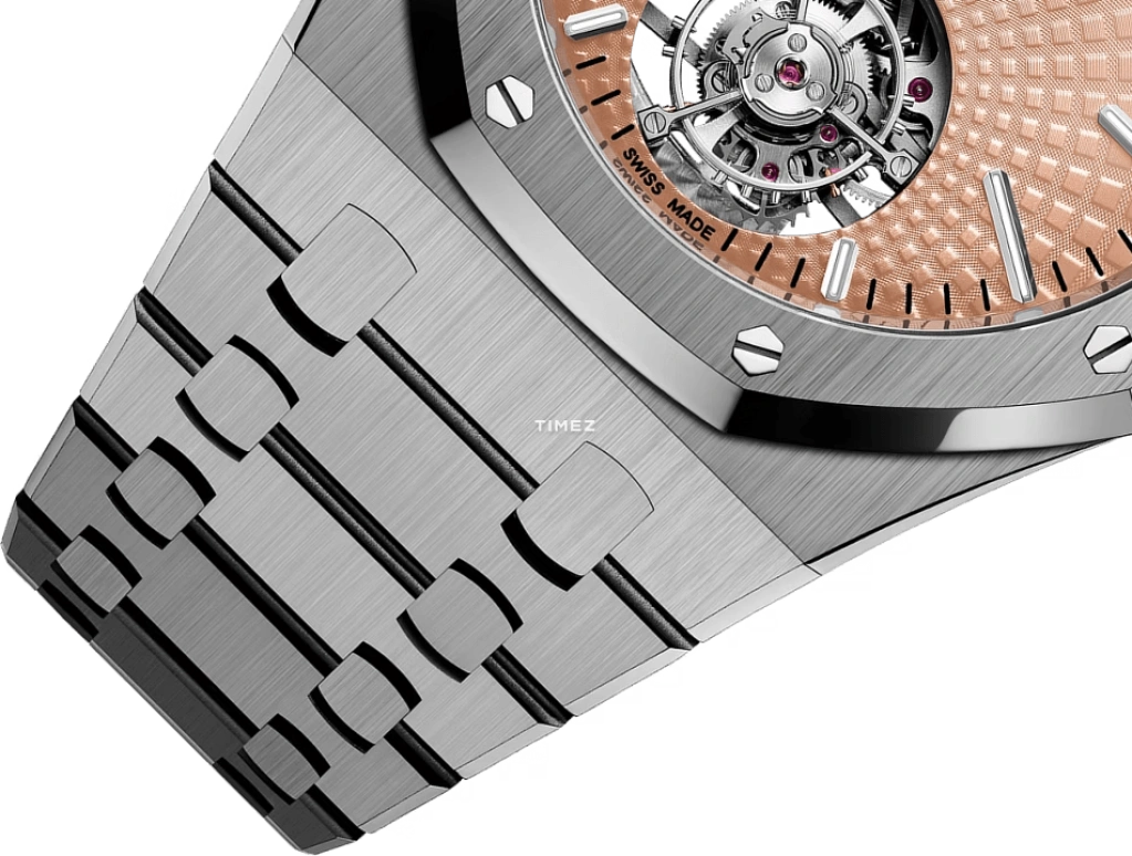 Audemars Piguet,Royal Oak 41mm,41mm,Titanium,Salmon,Automatic,Tourbillon,65hours,26531TI,26531TI.OO.1220TI.01
