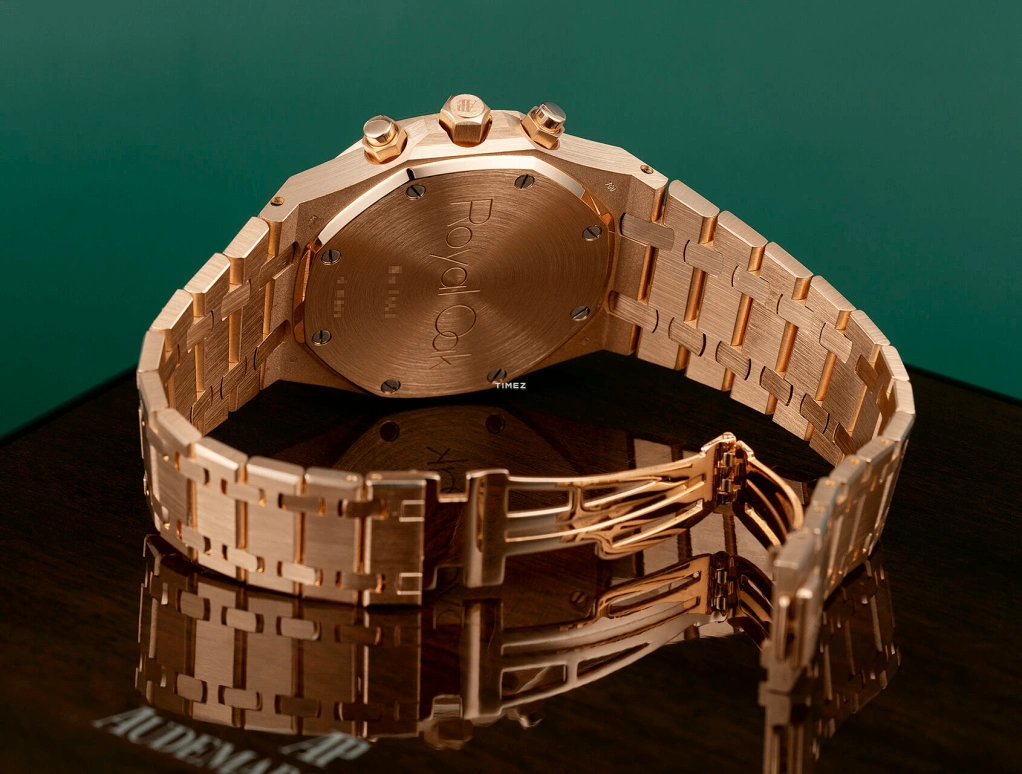 Audemars Piguet,Royal Oak 40mm,40mm,Rose Gold,White,Silver,Automatic,Chronograph,Day,259600R,259600R.OO.1185OR.01
