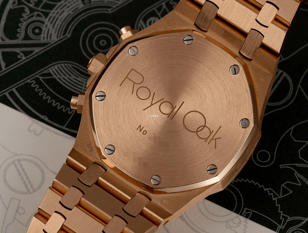 Audemars Piguet,Royal Oak 40mm,40mm,Rose Gold,White,Silver,Automatic,Chronograph,Day,259600R,259600R.OO.1185OR.01