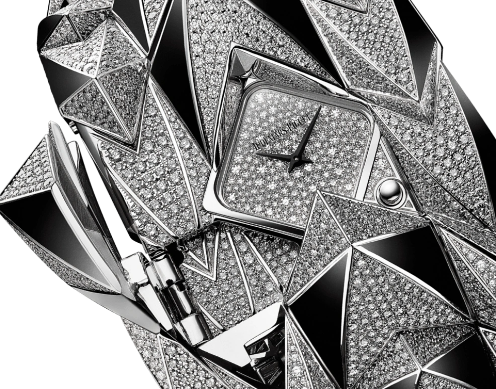 Audemars Piguet,Haute Joaillerie 40mm,40mm,White Gold,Silver,Quartz,In-house Caliber,Sapphire,79421BC,79421BC.ZO.9191BC.01