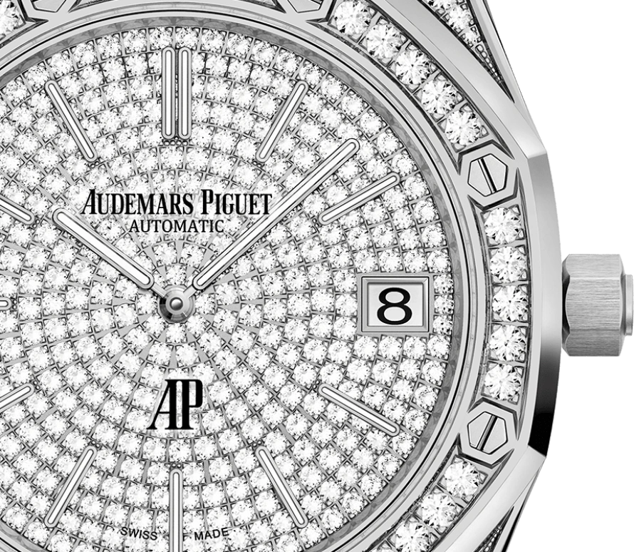 Audemars Piguet,Royal Oak 39mm,39mm,White Gold,Silver,Automatic,Day,40hours,15202BC,15202BC.ZZ.1241BC.01
