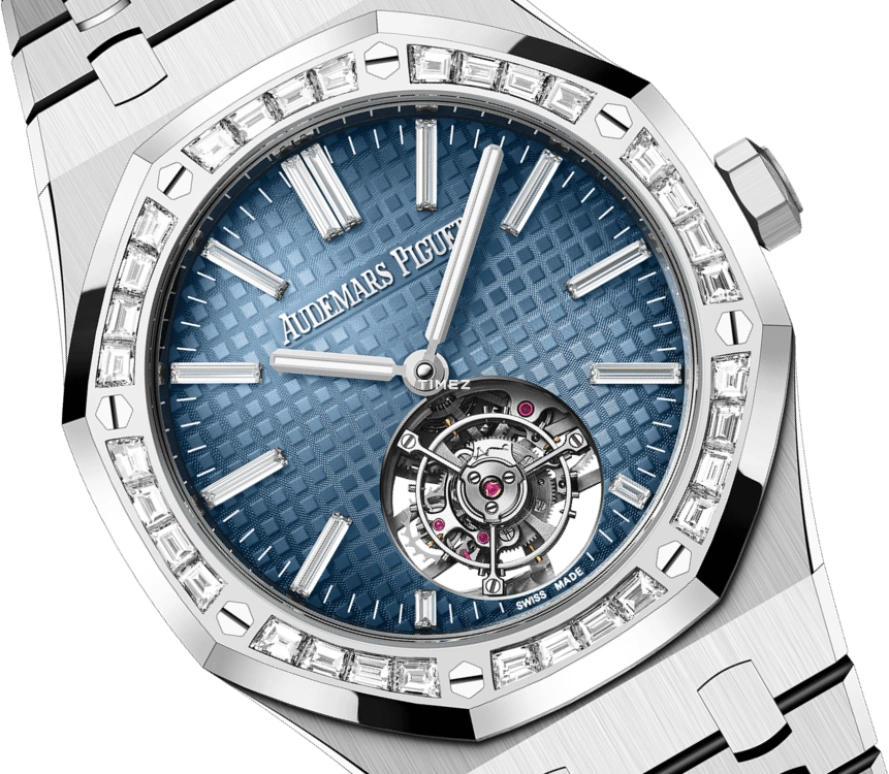 Audemars Piguet,Royal Oak 41mm,41mm,White Gold,Blue,Automatic,Tourbillon,65hours,26730BC,26730BC.ZZ.1320BC.02