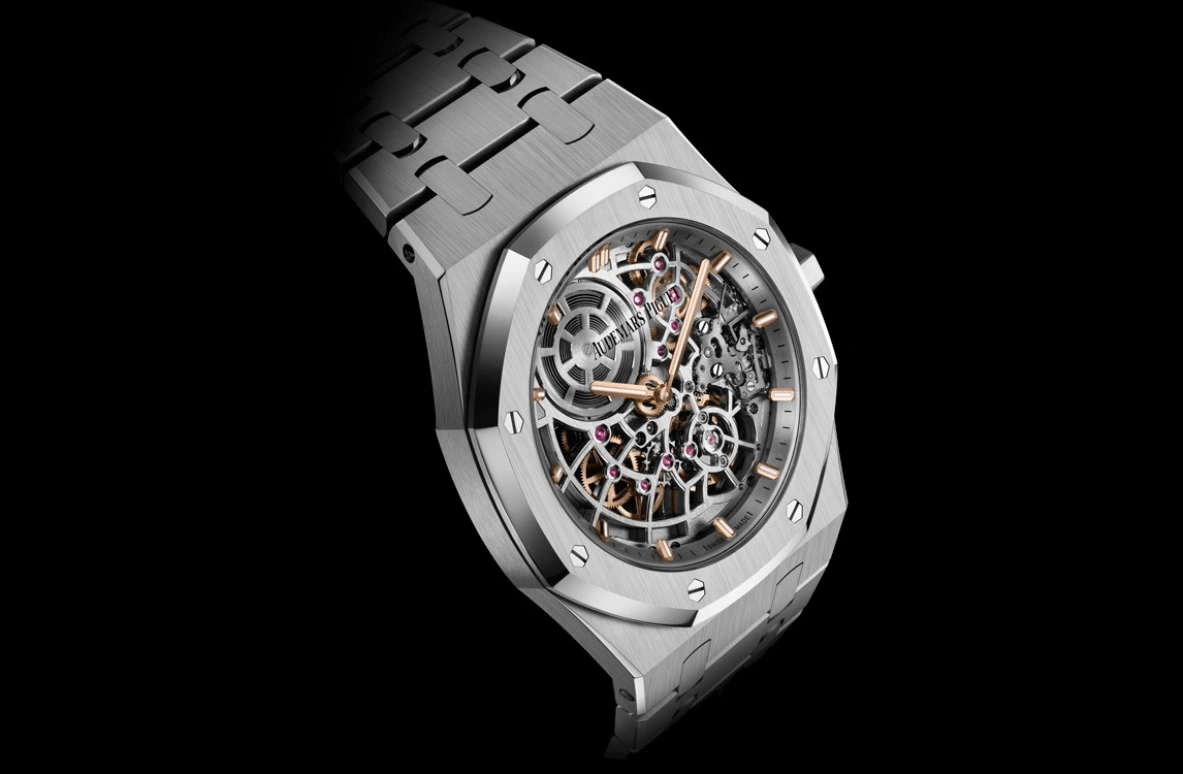 Audemars Piguet,Royal Oak 39mm,39mm,Stainless Steel,Skeleton,Automatic,55hours,In-house Caliber,16204ST,16204ST.OO.1240ST.01 50th