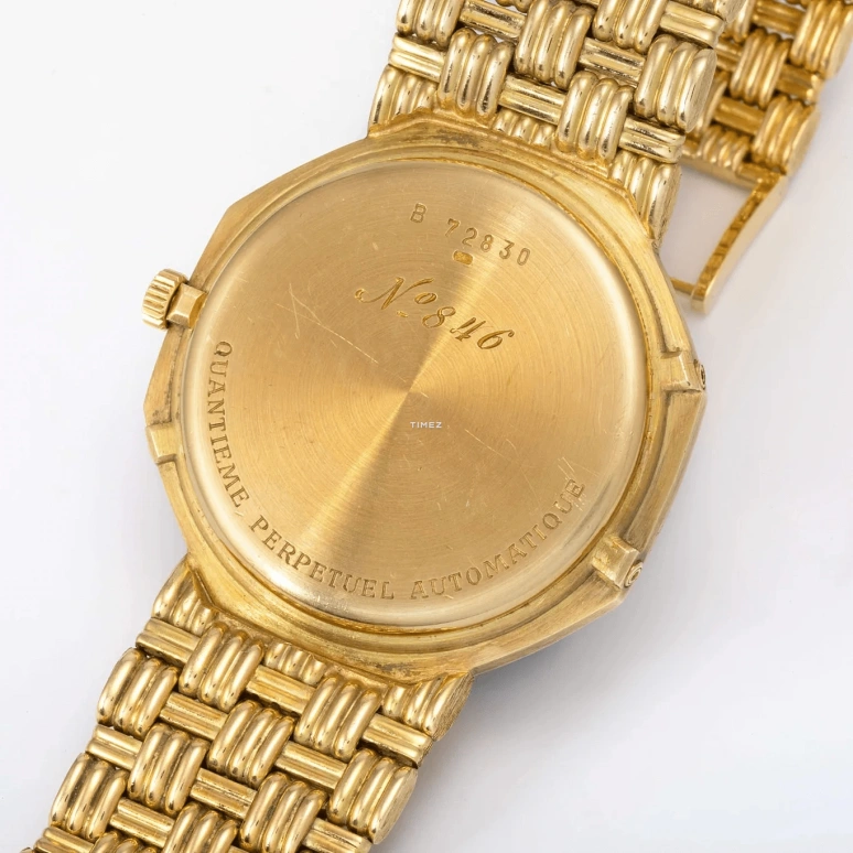 Audemars Piguet,Other 36mm,36mm,Yellow Gold,Silver,White,Automatic,Moonphase,Perpetual Calendar,Month,Date,Sapphire,Octagon,25557BA Silvered