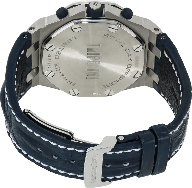 Audemars Piguet,Royal Oak Offshore 42mm,42mm,Stainless Steel,White,Silver,Automatic,Chronograph,Day,26197ST,26197ST.OO.D305CR.01