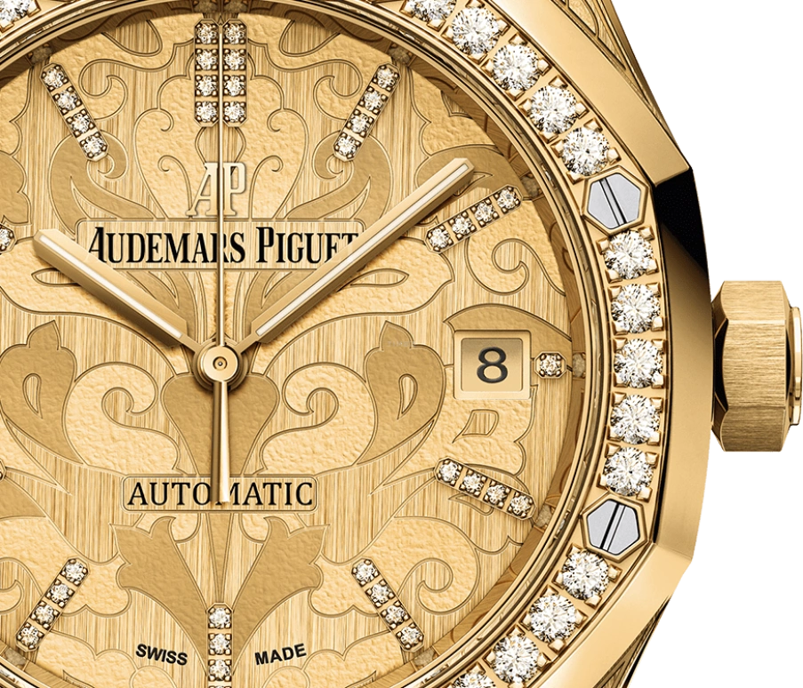 Audemars Piguet,Royal Oak 37mm,37mm,Yellow Gold,Gold,Automatic,Day,60hours,15456BA,15456BA.ZG.1251BA.01
