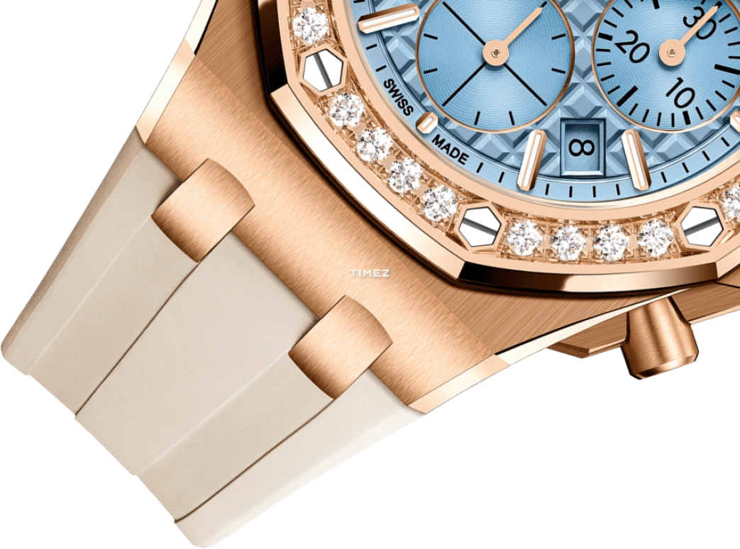 Audemars Piguet,Royal Oak Offshore 37mm,37mm,Rose Gold,Blue,Automatic,Chronograph,Day,26231OR,26231OR.ZZ.A085CA.01