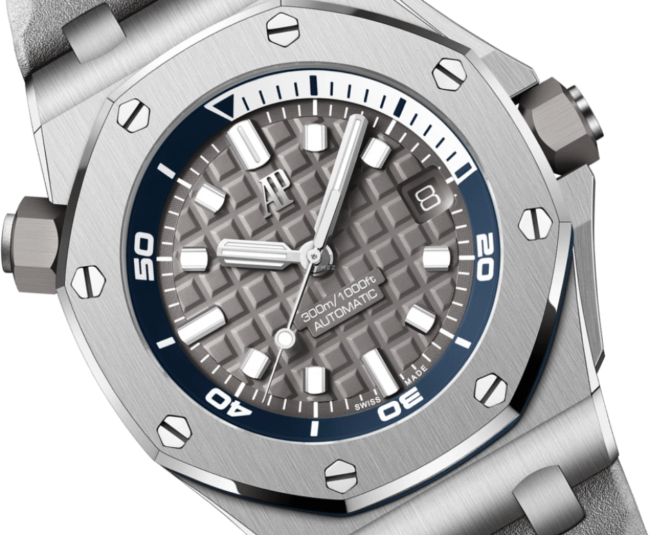 Audemars Piguet,Royal Oak Offshore 42mm,42mm,Ceramic,Stainless Steel,Grey,Automatic,Day,60hours,Kyle Kuzma,Kris Kross,kuz,15720ST,15720ST.OO.A009CA.01