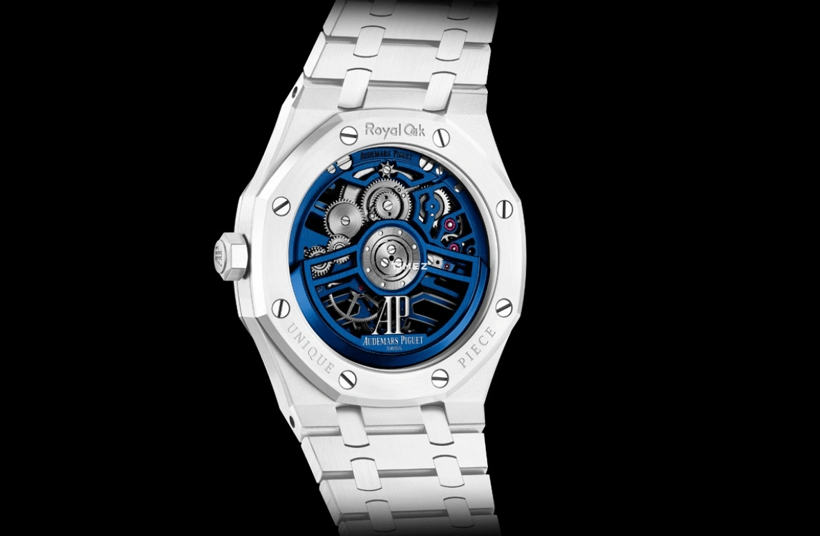 Audemars Piguet,Royal Oak 41mm,41mm,Ceramic,Skeleton,Blue,Automatic,Tourbillon,65hours,26735CB,26735CB.OO.1225CB.99