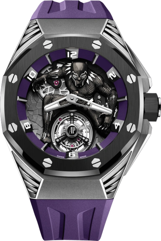 Audemars Piguet,Royal Oak Concept 42mm,42mm,Titanium,Ceramic,Multi-Color,Handwound,Tourbillon,72hours,Khaled Mohamed Khaled,Francisco Lindor,Draymond Green,LeBron James,DJ Khaled,Neymar,26620IO,26620IO.OO.D077CA.01