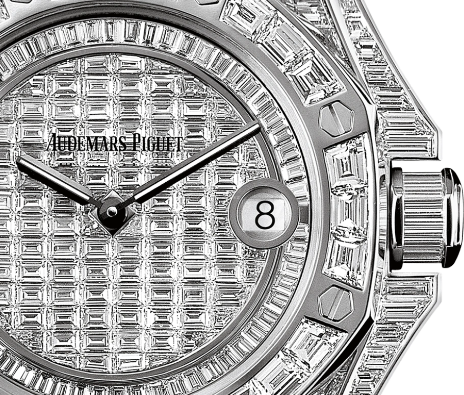 Audemars Piguet,Royal Oak Offshore 37mm,37mm,White Gold,Silver,Quartz,Day,In-house Caliber,67543BC,67543BC.ZZ.9185BC.01