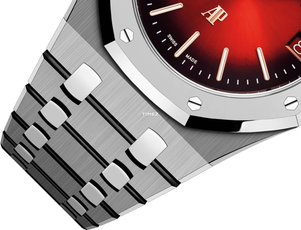 Audemars Piguet,Royal Oak 39mm,39mm,Titanium,Wine Red,Gradient,Automatic,Day,55hours,Chocolate Droppa,Kevin Hart,Lil Kev,16202XT,16202XT.OO.1240XT.01