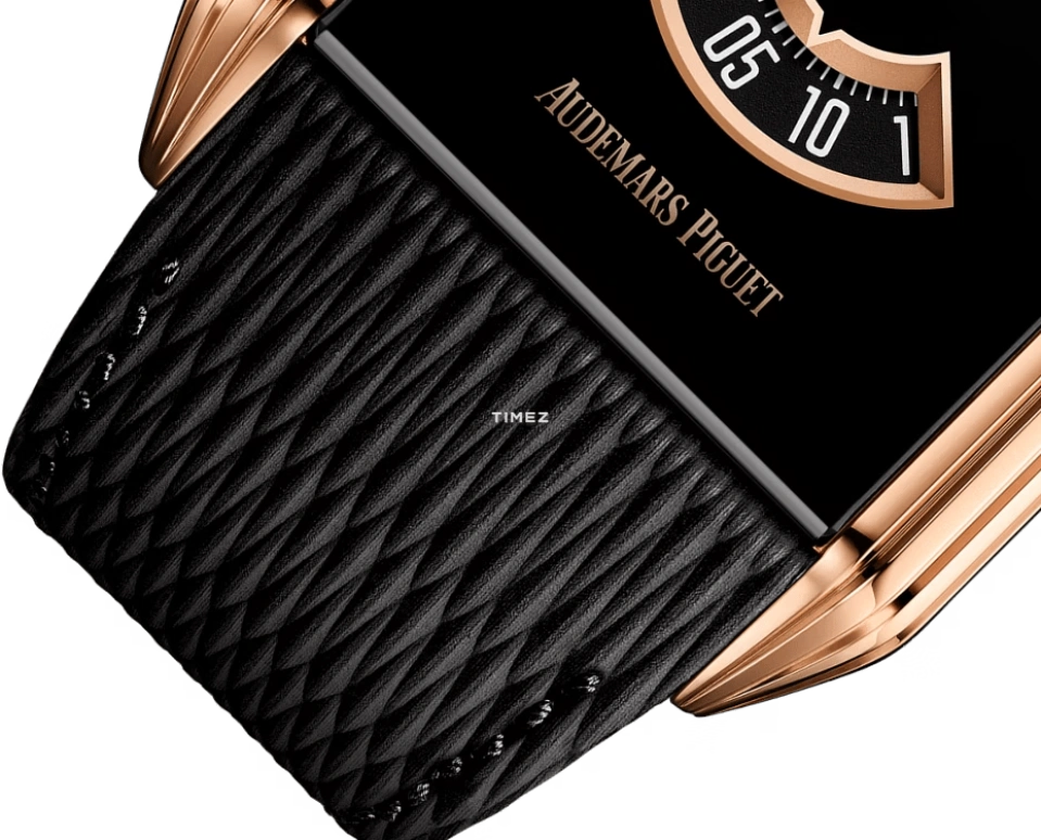 Audemars Piguet,Neo Frame 34mm,34mm,Rose Gold,Sapphire,Black,Automatic,Jumping Hours,52hours,15245OR,15245OR.OO.A206VE.01