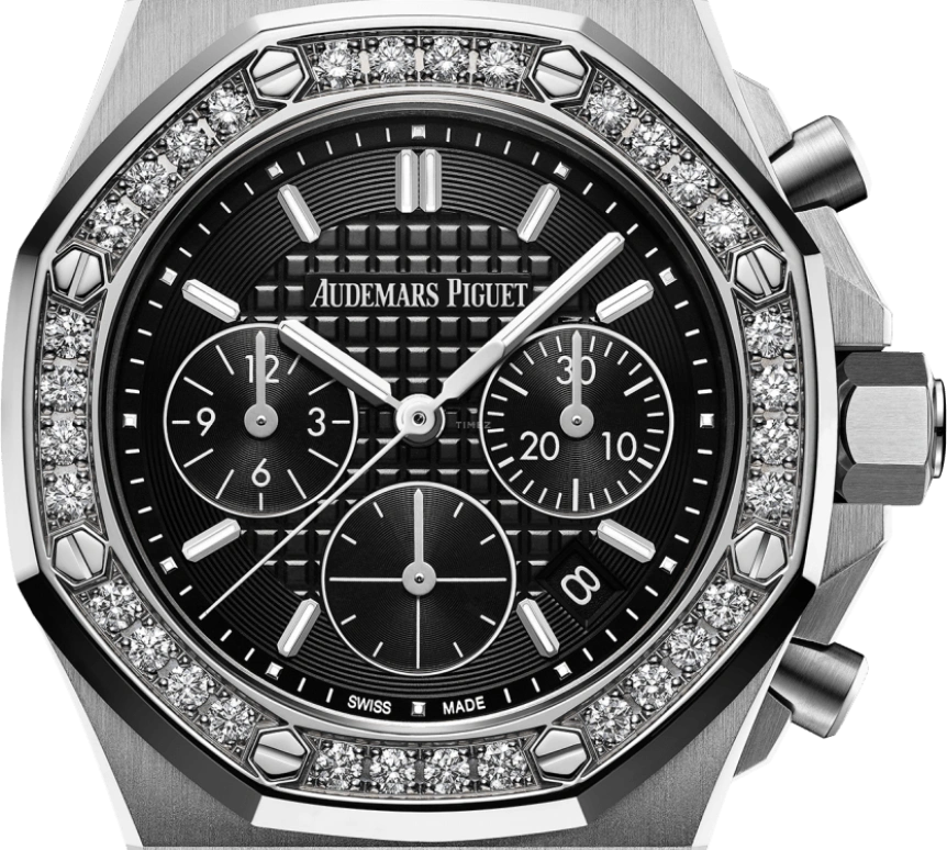 Audemars Piguet,Royal Oak Offshore 37mm,37mm,Stainless Steel,Black,Automatic,Chronograph,Day,26231ST,26231ST.ZZ.D002CA.01
