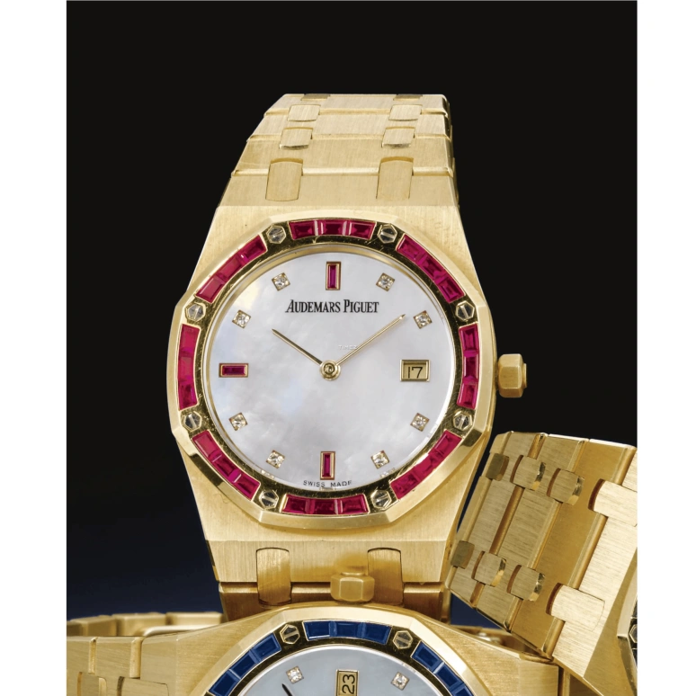 Audemars Piguet,Royal Oak 25mm,25mm,Yellow Gold,White,Quartz,Day,Sapphire,66600BA,66600BA.KK.0722BA.03