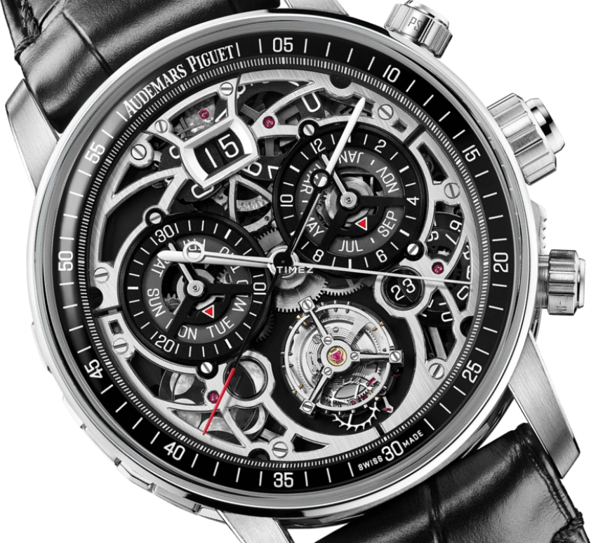 Audemars Piguet,CODE 11.59 42mm,42mm,White Gold,Skeleton,Automatic,Moonphase,Perpetual Calendar,Month,Date,60hours,In-house Caliber,26398BC,26398BC.OO.D002CR.02