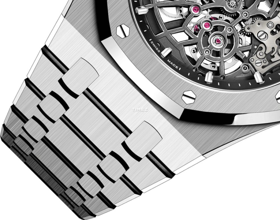 Audemars Piguet,Royal Oak 39mm,39mm,White Gold,Grey,Skeleton,Automatic,55hours,In-house Caliber,Serena Williams,16204BC,16204BC.OO.1240BC.01
