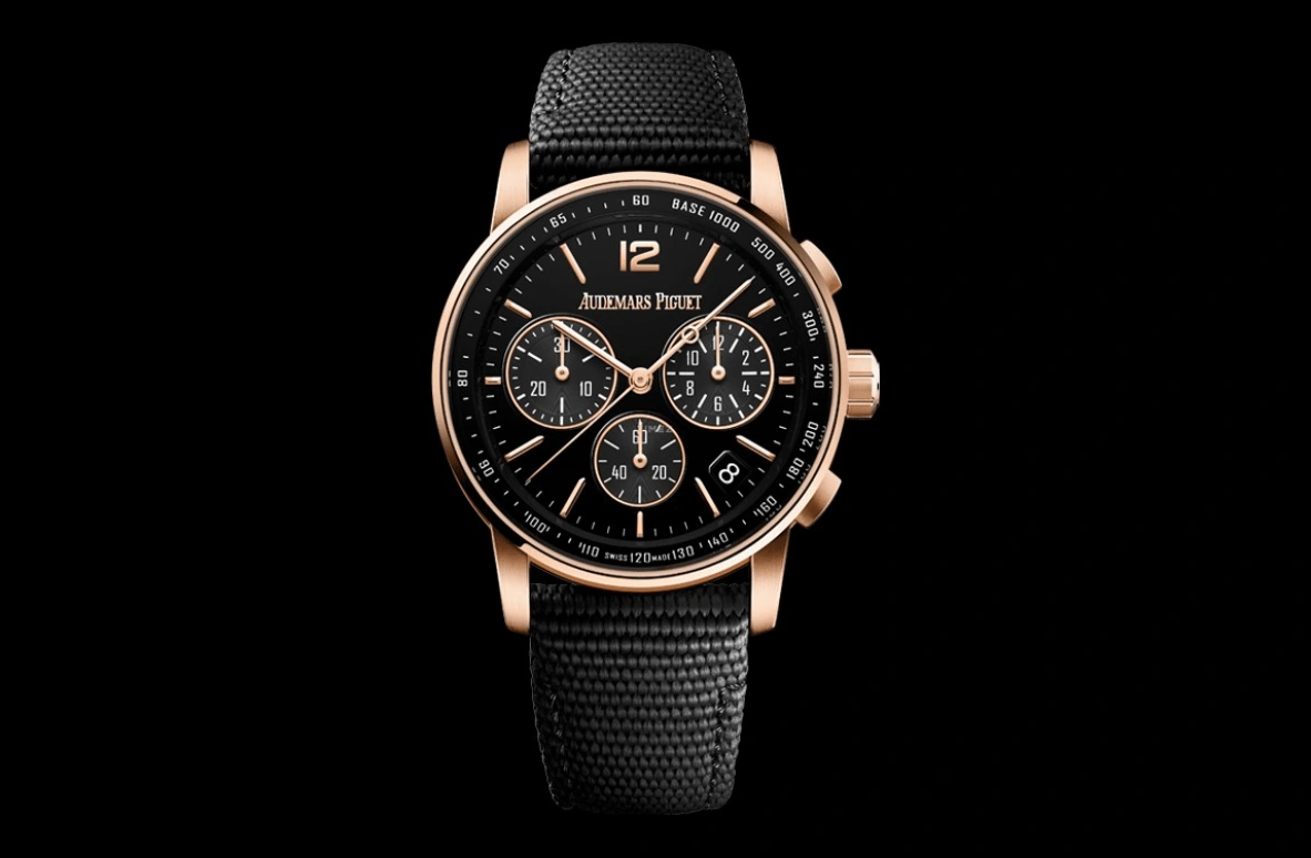 Audemars Piguet,CODE 11.59 41mm,41mm,Pink Gold,Black,Automatic,Chronograph,Day,Flyback,26393OR,26393OR.OO.A002KB.01