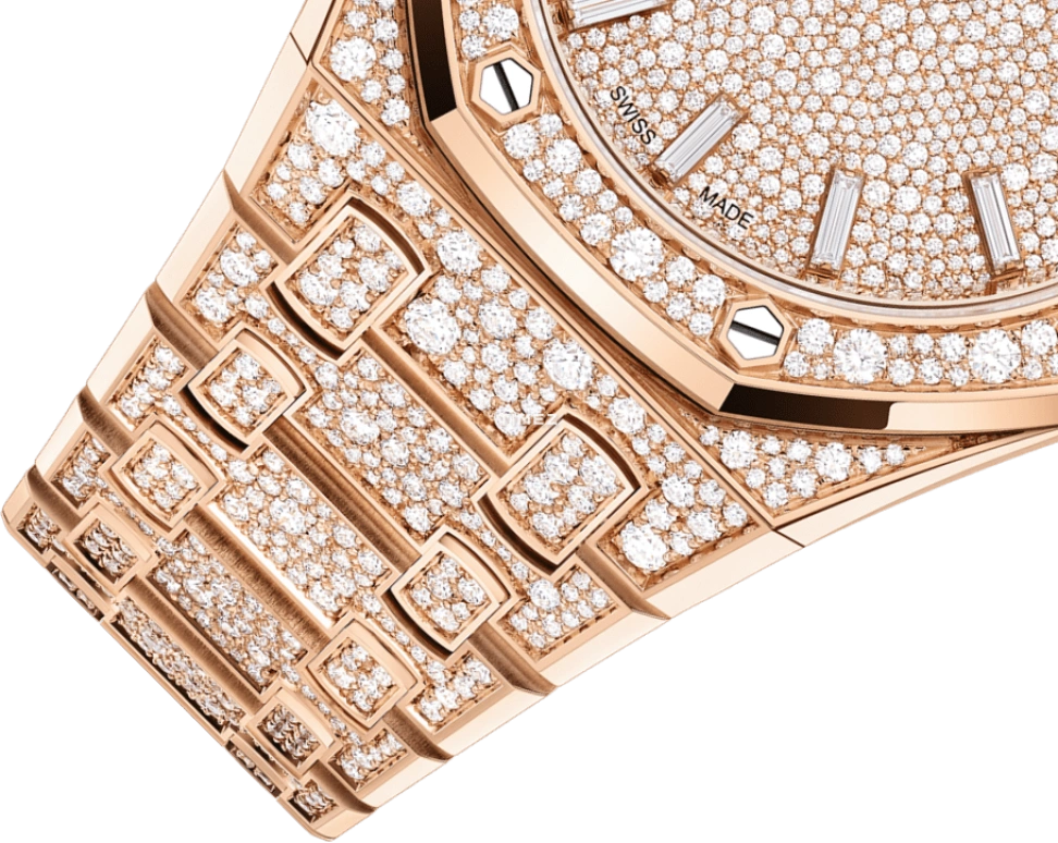 Audemars Piguet,Royal Oak 34mm,34mm,Rose Gold,Automatic,Sapphire,Crystal Glass,Octagon,77452OR,77452OR.ZZ.1365OR.01
