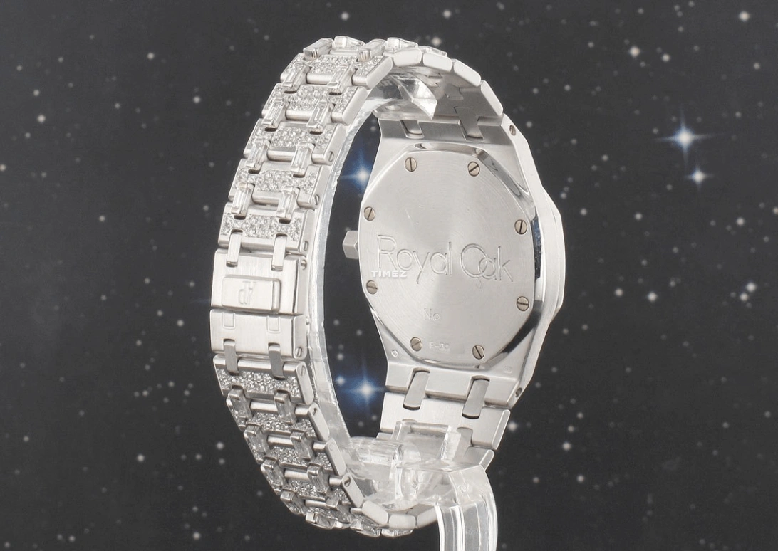 Audemars Piguet,Royal Oak 36mm,36mm,White Gold,Silver,Automatic,Day,Sapphire,14841BC,14841BC.Z.0699BC/02