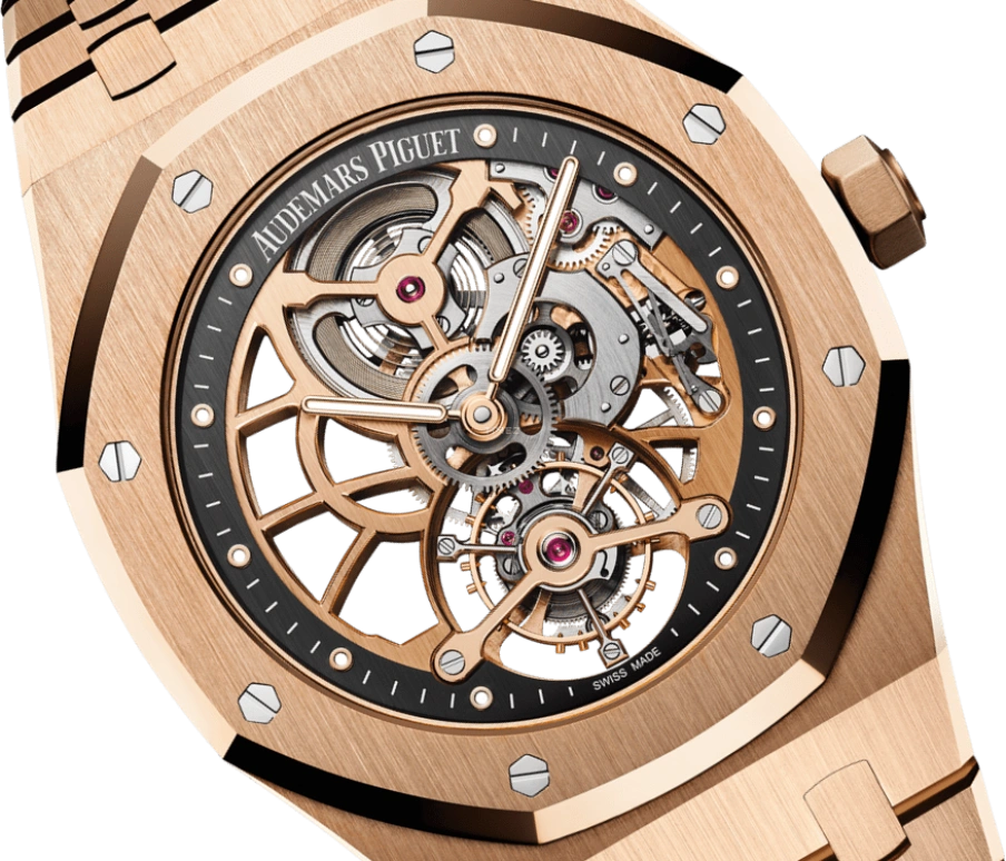 Audemars Piguet,Royal Oak 41mm,41mm,Rose Gold,Skeleton,Handwound,Tourbillon,70hours,26518OR,26518OR.OO.1220OR.01