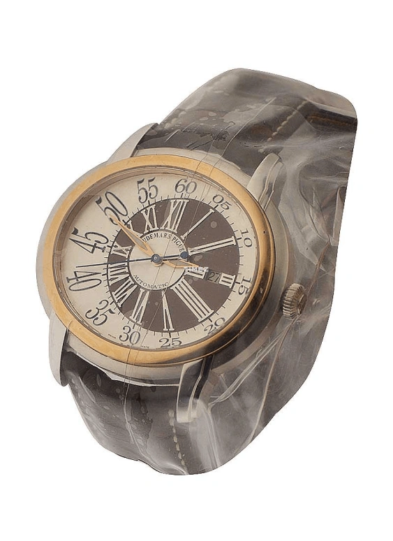 Audemars Piguet,Millenary 47x42mm,47x42mm,Stainless Steel,Rose Gold,White,Silver,Grey,Automatic,Day,Sapphire,15333CR,15333CR.OO.D088CR.01