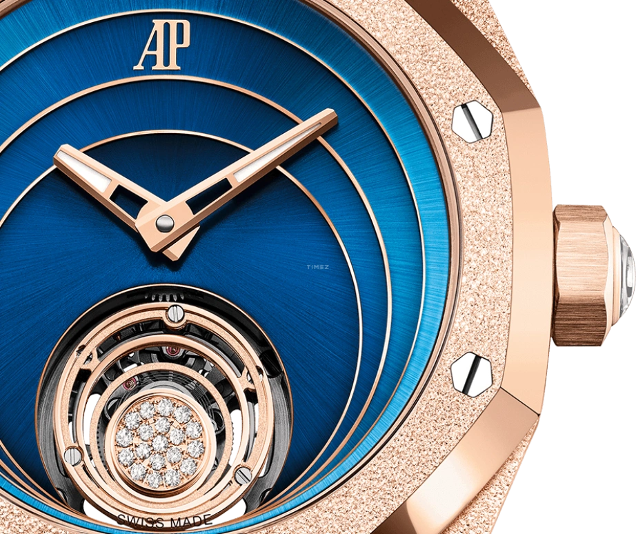 Audemars Piguet,Royal Oak Concept 38.50mm,38.50mm,Pink Gold,Blue,Handwound,Tourbillon,72hours,26630OR,26630OR.GG.D326CR.01