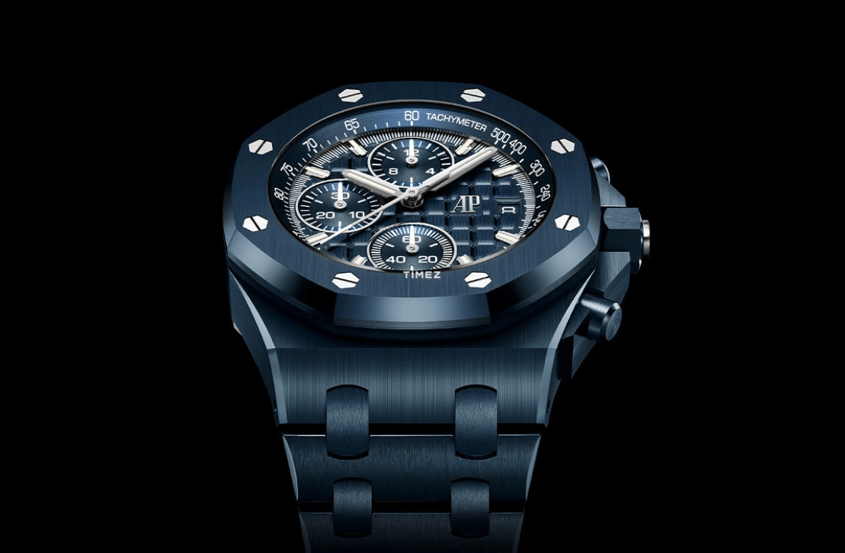 Audemars Piguet,Royal Oak Offshore 42mm,42mm,Ceramic,Blue,Automatic,Chronograph,Day,26238CD,26238CD.OO.1300CD.01