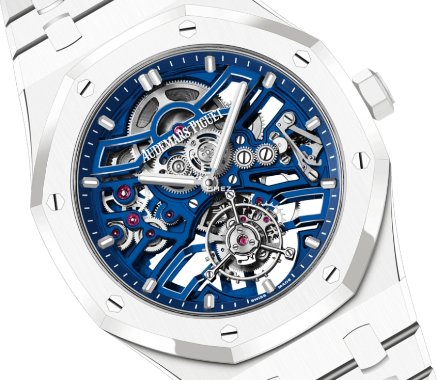 Audemars Piguet,Royal Oak 41mm,41mm,Ceramic,Skeleton,Blue,Automatic,Tourbillon,65hours,26735CB,26735CB.OO.1225CB.99