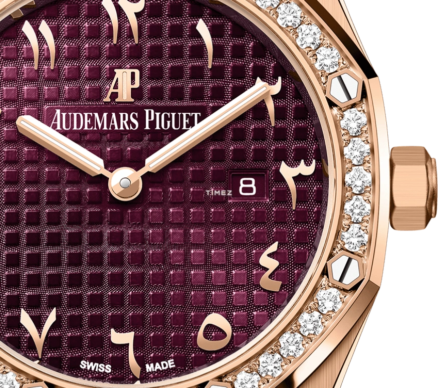 Audemars Piguet,Royal Oak 33mm,33mm,Rose Gold,Purple,Quartz,Day,In-house Caliber,67651OR,67651OR.ZZ.1261OR.06