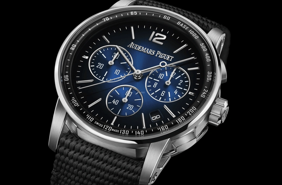 Audemars Piguet,CODE 11.59 41mm,41mm,White Gold,Blue,Automatic,Chronograph,Day,Flyback,26393BC,26393BC.OO.A002KB.01