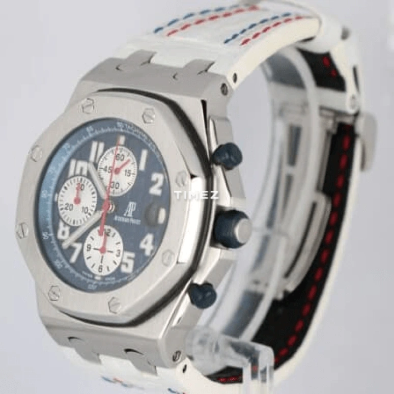 Audemars Piguet,Royal Oak Offshore 42mm,42mm,Stainless Steel,Blue,Automatic,Chronograph,Day,26181ST,26181ST.OO.D202CR.01