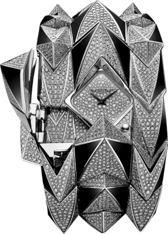 Audemars Piguet,Haute Joaillerie 40mm,40mm,White Gold,Silver,Quartz,In-house Caliber,Sapphire,79421BC,79421BC.ZO.9191BC.01