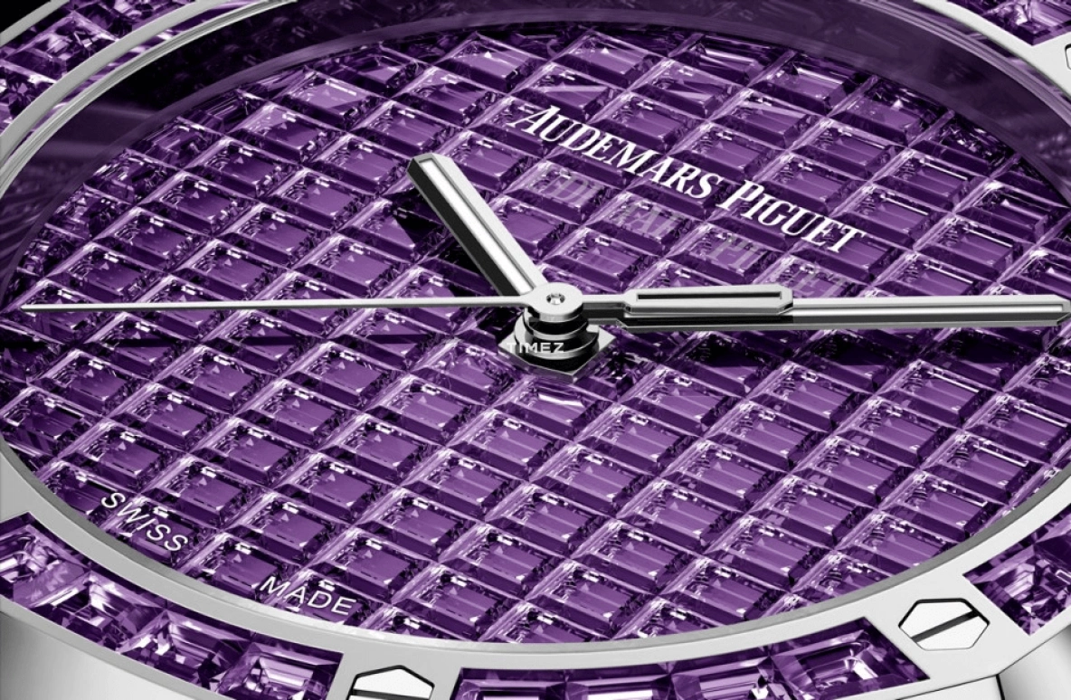 Audemars Piguet,Royal Oak 41mm,41mm,White Gold,Purple,Automatic,70hours,In-house Caliber,15514BC,15514BC.AY.1284BC.01 50th