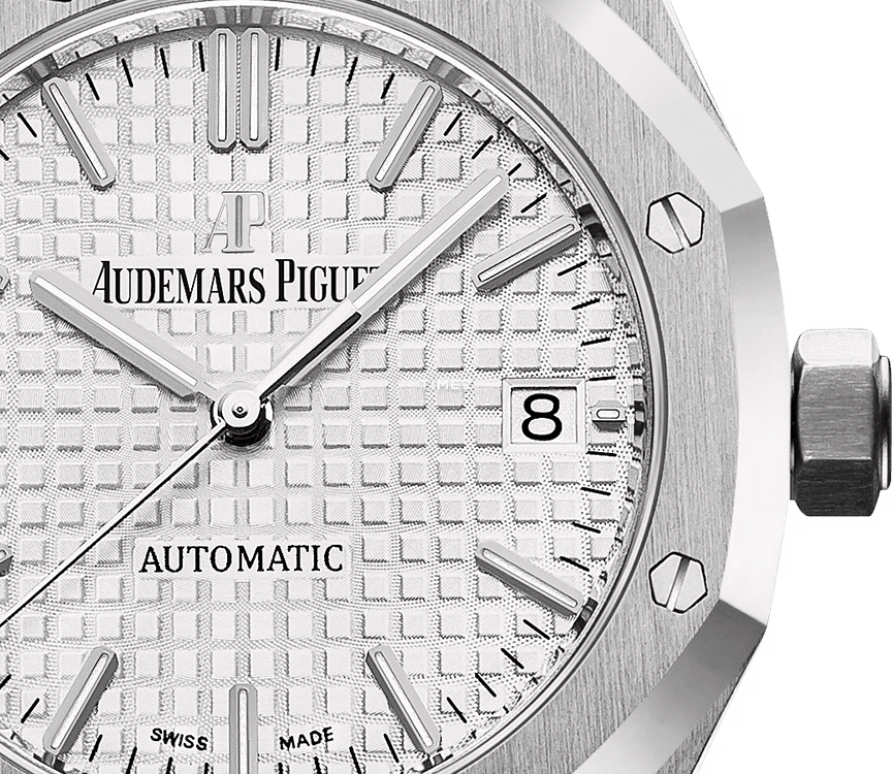 Audemars Piguet,Royal Oak 37mm,37mm,Stainless Steel,Silver White,Automatic,Day,60hours,15450ST,15450ST.OO.1256ST.01.A