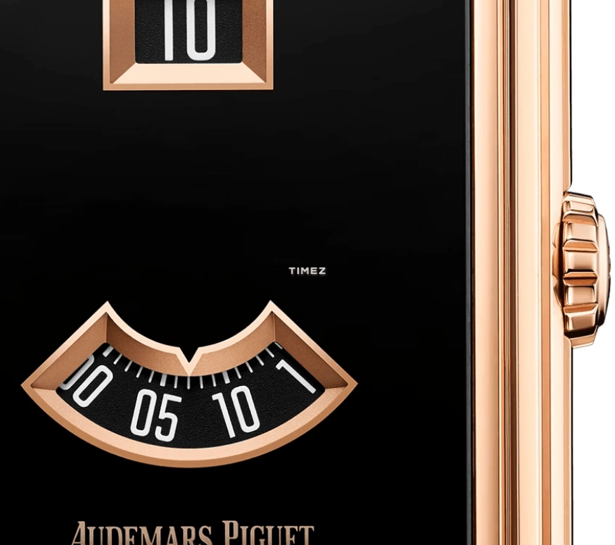 Audemars Piguet,Neo Frame 34mm,34mm,Rose Gold,Sapphire,Black,Automatic,Jumping Hours,52hours,15245OR,15245OR.OO.A206VE.01