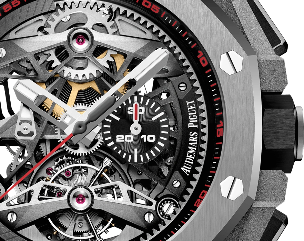 Audemars Piguet,Royal Oak Concept 44mm,44mm,Titanium,Ceramic,Skeleton,Automatic,Chronograph,Tourbillon,26587TI,26587TI.OO.D067CA.01