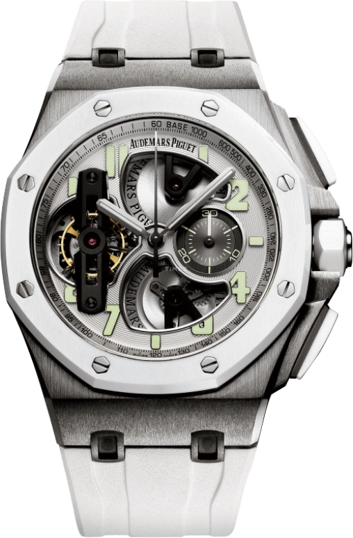 Audemars Piguet,Royal Oak Offshore 44mm,44mm,Titanium,Ceramic,Skeleton,Handwound,Chronograph,Tourbillon,26387IO,26387IO.OO.D010CA.01