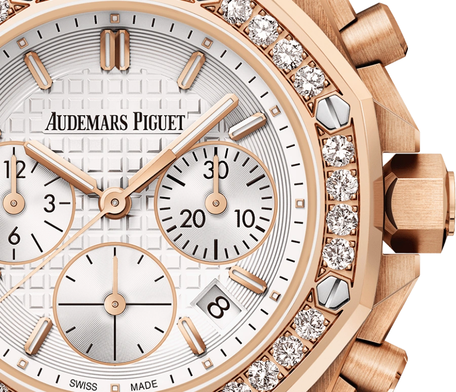 Audemars Piguet,Royal Oak 37mm,37mm,Rose Gold,Rose,Silver,Silver White,Automatic,Chronograph,Day,26231OR,26231OR.ZZ.D010CA.01