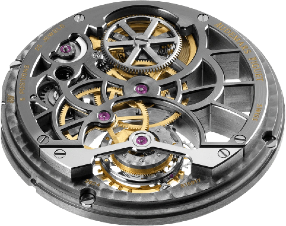 Audemars Piguet,Royal Oak 41mm,41mm,Yellow Gold,Skeleton,Handwound,Tourbillon,70hours,26513BA,26513BA.OO.1220BA.01