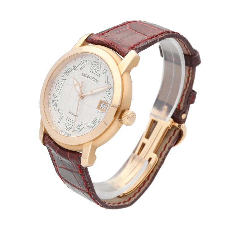 Audemars Piguet,Jules Audemars 39mm,39mm,Rose Gold,White,Automatic,Day,Sapphire,Crystal Glass,15120OR,15120OR.OO.A088CR.02