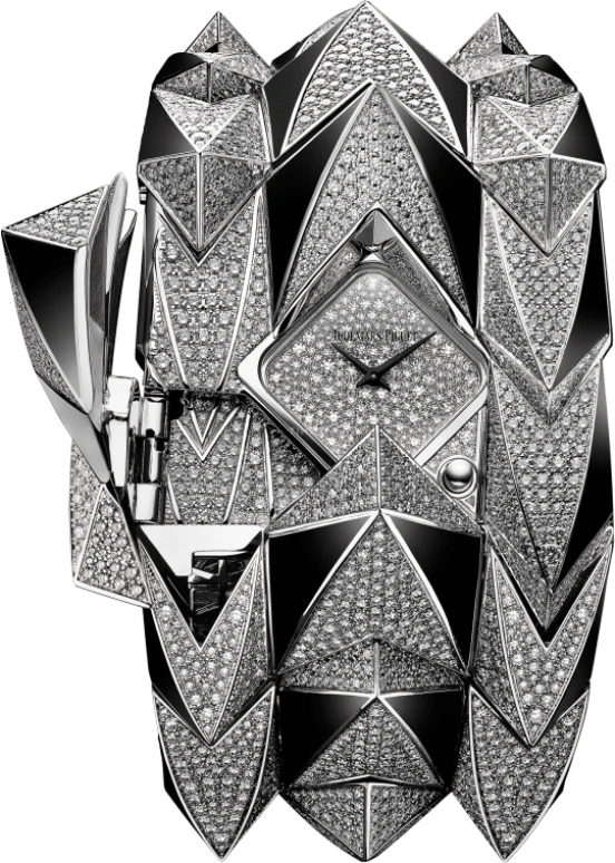 Audemars Piguet,Haute Joaillerie 40mm,40mm,White Gold,Silver,Quartz,In-house Caliber,Sapphire,79421BC,79421BC.ZO.9191BC.01
