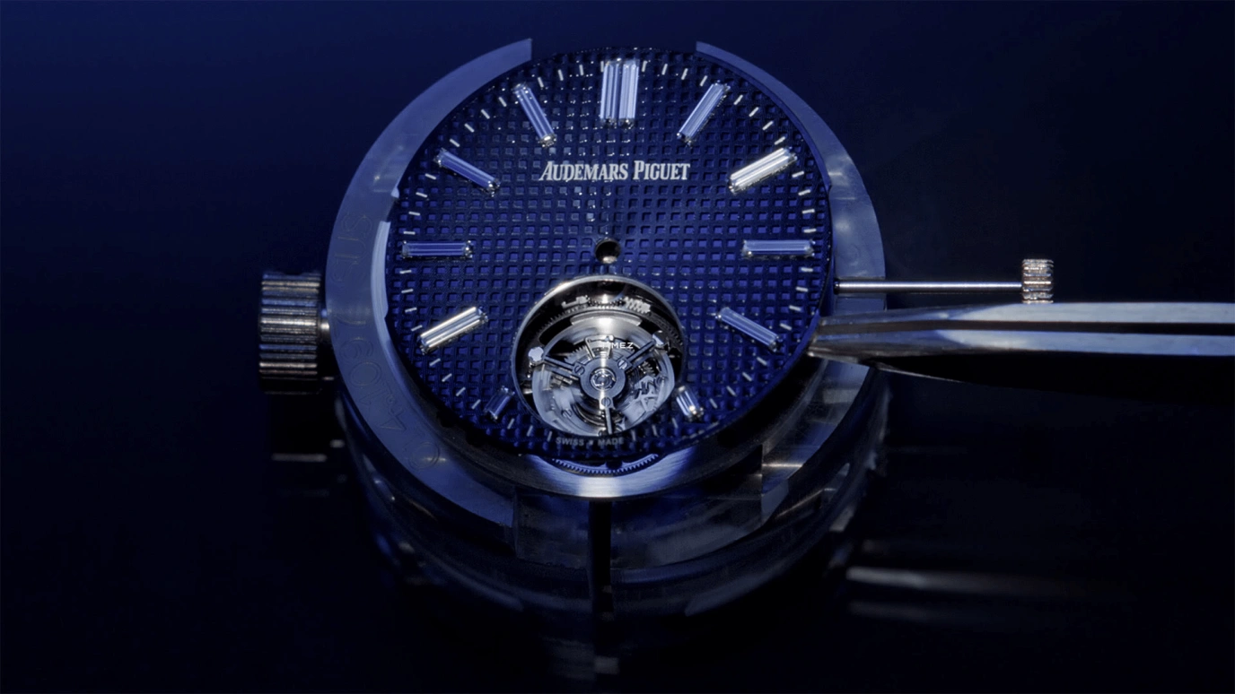 Audemars Piguet,Royal Oak 37mm,37mm,White Gold,Blue,Automatic,Tourbillon,50hours,Chocolate Droppa,Kevin Hart,Lil Kev,26660BC,26660BC.ZZ.1356BC.01