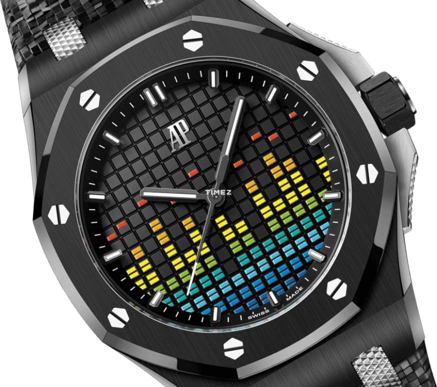 Audemars Piguet,Royal Oak Offshore 37mm,37mm,Ceramic,Black,Multi-Color,Automatic,60hours,In-house Caliber,77600CE,77600CE.OO.A002CA.01